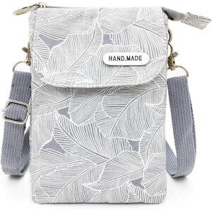 Cell Phone Purse Wallet Canvas Small Crossbody Purse Bags with Shoulder
